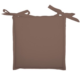 Cuscino per sedia sfoderabile Garda marrone 40x40cm Olibò