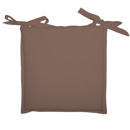 Cuscino per sedia sfoderabile Garda marrone 40x40cm Olibò