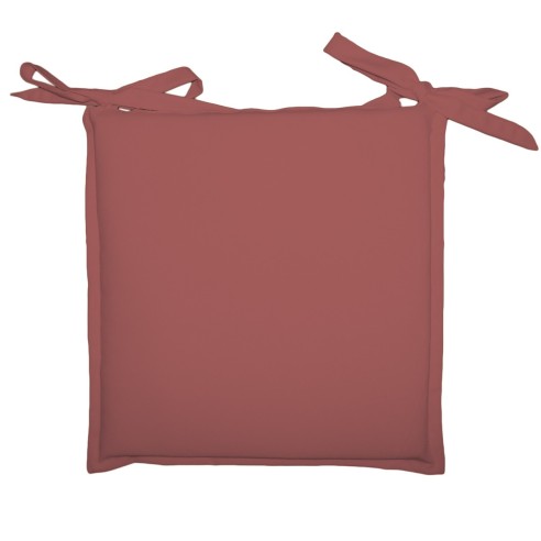 Cuscino per sedia sfoderabile Garda rosa 40x40cm Olibò