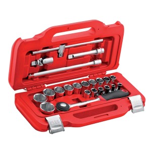 Valigetta bussole e cricchetto 22 pezzi Usag