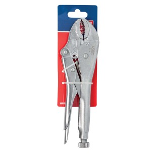 Pinza autobloccante con ganasce concave