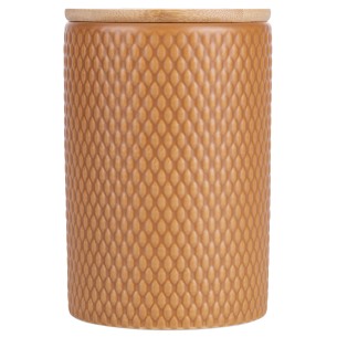 Barattolo Chocolate in ceramica con coperchio in bambù 850ml 2