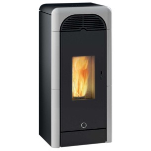 Stufa a pellet ermetica canalizzata Berry90+ Bianco EK63