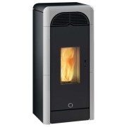 Stufa a pellet ermetica canalizzata Berry90+ Bianco EK63