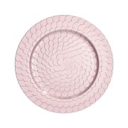 Sottopiatto Audrey polipropilene rosa Ø 33 cm Tognana