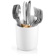 Porta posate in ceramica a 3 scomparti bianco Tescoma on-line