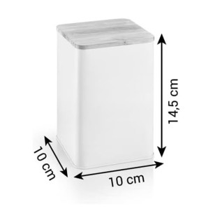 Barattolo per alimenti 1000 cc bianco Tescoma on-line 2