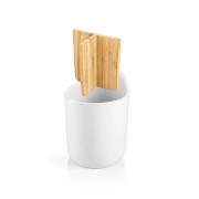 Porta posate in ceramica a 3 scomparti bianco Tescoma on-line