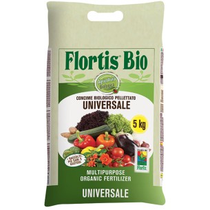 Concime Biologico Universale pellet 5kg Flortis Bio 2110370