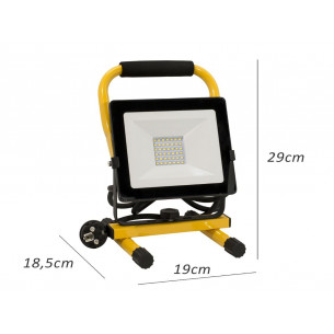 Faretto-proiettore-LED-da-cantiere-portatile
