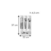 Porta posate da cassetto 370x222 mm Tescoma dimensioni