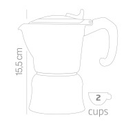 Caffettiera orzo express Miss Orzi Kaufgut dimensione 2 tazze