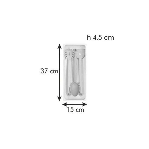 Porta utensili da cassetto 370x148 mm Flexispace Tescoma