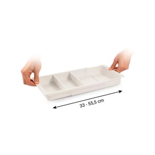 Porta utensili estensibile da cassetto Flexispace Tescoma
