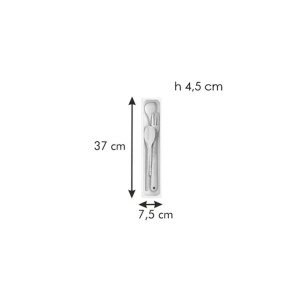 Porta utensili da cassetto 370x74 mm Flexispace Tescoma 2