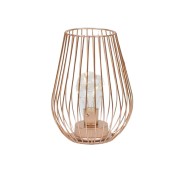 Lanterna Luxy metal rosa