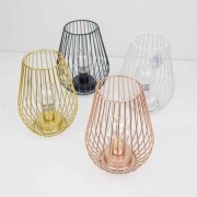 Lanterna Luxy metal con lampadina LED colori assortiti