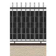 Striscia occultazione privacy 19x205cm antracite Verdemax