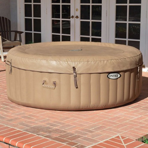 Idromassaggio gonfiabile Bubble Massage 4 posti 196x71 INTEX 28426 cover