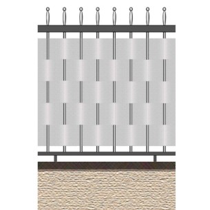 Striscia occultazione Soft 0,19x35 m verde Verdemax 2