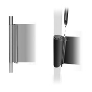 Striscia occultazione privacy Soft 0,19x35 m grigio Verdemax