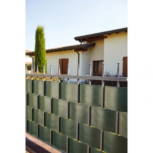 Striscia occultazione rigata 0,19x26 m antracite Verdemax 2