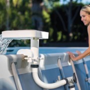 Cascata con LED multicolore per piscina Intex 28090 collegamento