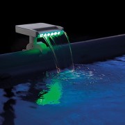 Cascata con LED multicolore per piscina Intex 28090 verde