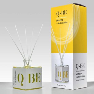 Diffusore ambiente Q-BE fragranza Mimosa & Ambra dolce 500ml