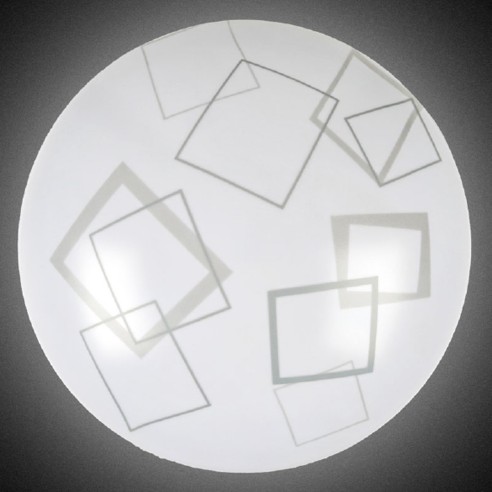 Lara plafoniera LED, bianco, Ø 38 cm, luce naturale Novecento
