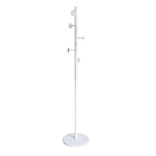 Appendiabiti metallo bianco Jerry 37x37xh172 cm