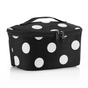 Borsa termica pocket S Reisenthel nero pois bianchi