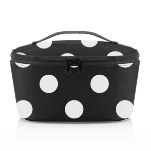 Borsa termica pocket S Reisenthel nero pois bianchi 2