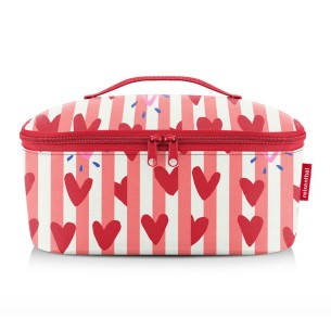 Borsa termica pocket M Reisenthel cuori e strisce 2