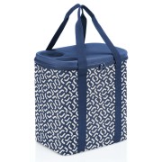 Borsa termica XL Reisenthel blu navy/bianco