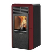 Stufa a pellet Idro Idropoint2 10,1 kW bordeaux Italiana Camini