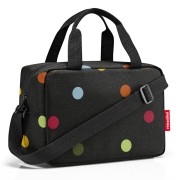 Borsa termica con tracolla Reisenthel nero pois multicolor