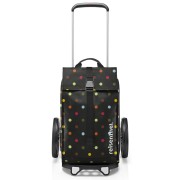 Trolley per la spesa reisenthel 40 litri nero pois multicolor