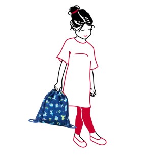 Mysac kids mini sacca reisenthel ABC friends blue 2