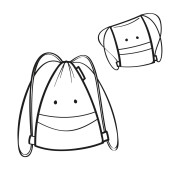 Mysac kids mini sacca reisenthel ABC friends blue