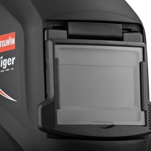 Maschera caschetto Tiger saldatura MMA MIG MAG TIG Telwin 802818 Yagos