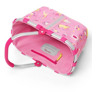 Reisenthel carry bag XS kids cestino pieghevole rosa 2