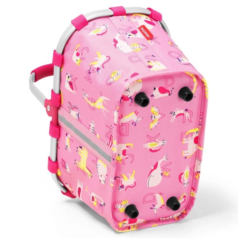 Reisenthel carry bag XS kids cestino pieghevole rosa fondo