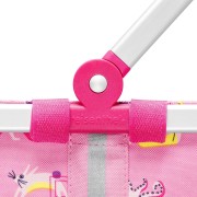 Reisenthel carry bag XS kids cestino pieghevole rosa dettaglio