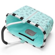 Reisenthel carry bag XS kids cestino pieghevole, menta interno