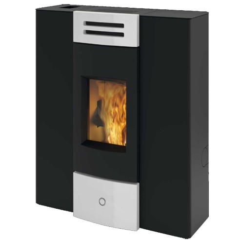 Stufa a pellet ermetica canalizzata Dub100++ Bianco