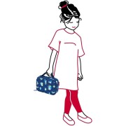 Reisenthel borsa termica 1,5 L ABC friends blu