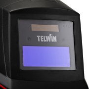 Maschera caschetto Lion saldatura MMA MIG MAG TIG Telwin 804151 oscuramento automatico