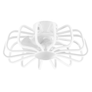 Plafoniera con ventilatore Grecale bianco, Ø 50 cm, 80W, dimmerabile