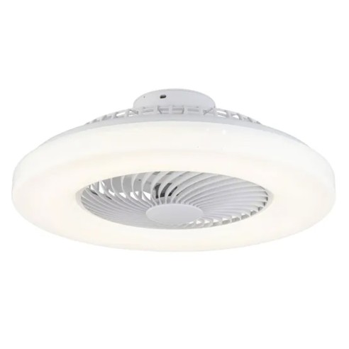Plafoniera con ventilatore Scirocco bianco, Ø 60 cm, 40W, dimmerabile